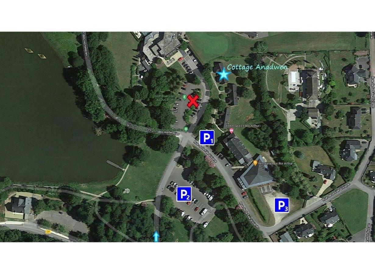 Cottage Anadwen Au Pied Du Lac Au Duc Et Son Golf Ploërmel المظهر الخارجي الصورة